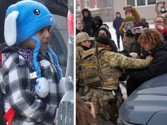 Trump's ICE agents crossed the limit, put a 5 year old child in a detention center