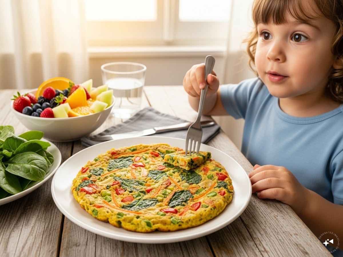 Mixed vegetable crepes