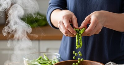 मटर जल्दी छीलने का तरीका