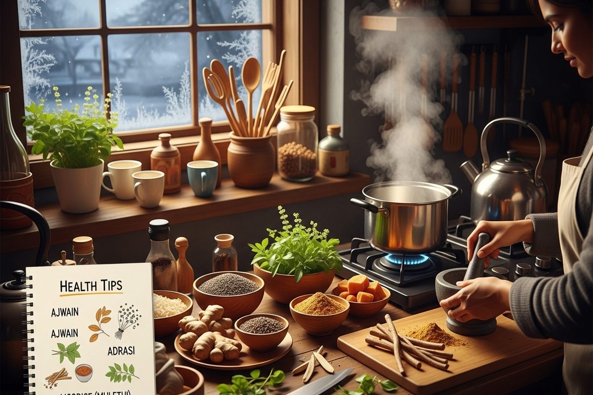 डॉक्टर नहीं रसोई बनेगी इलाज का सहारा सर्दियों में ऐसे रखें सेहत दुरुस्त अपनाएं ये आसान घरेलू उपाय