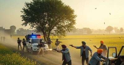 पंजाब पुलिस ने एनकाउंटर कई आतंकियों और गैंगस्टर को ढेर किया है (AI IMAGE)