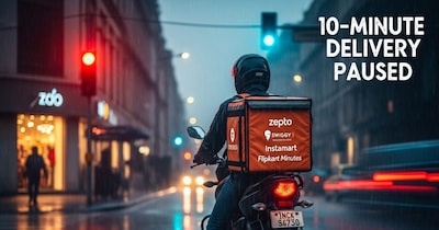 Zepto, Swiggy, Flipkart Halt 10-Minute Delivery After Government Meeting
