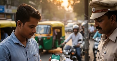 Delhi Traffic Police Launches QR Code UPI Payment for Instant Challan Clearance