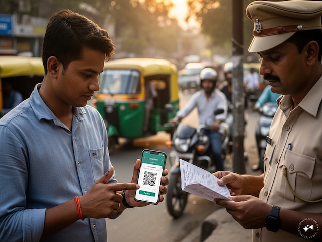 ट्रैफिक चालान का झंझट खत्म! QR कोड से ऑन-द-स्पॉट होगा पेमेंट