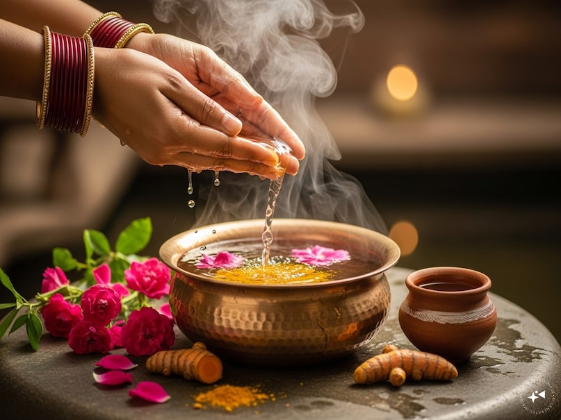 Laddu Gopal bathing rituals