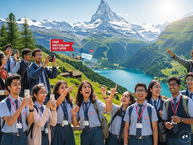 CBSE दे रहा स्कूली बच्चों को स्विट्जरलैंड घूमने का मौका, 50 हजार भी मिलेंगे