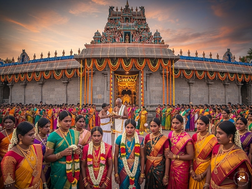 koothandavar temple hisory in hindi, temple koovagam history, arjun son iravan story, god of kinnar transgender iravan, where transgender get married then mourn, koovagam festival 