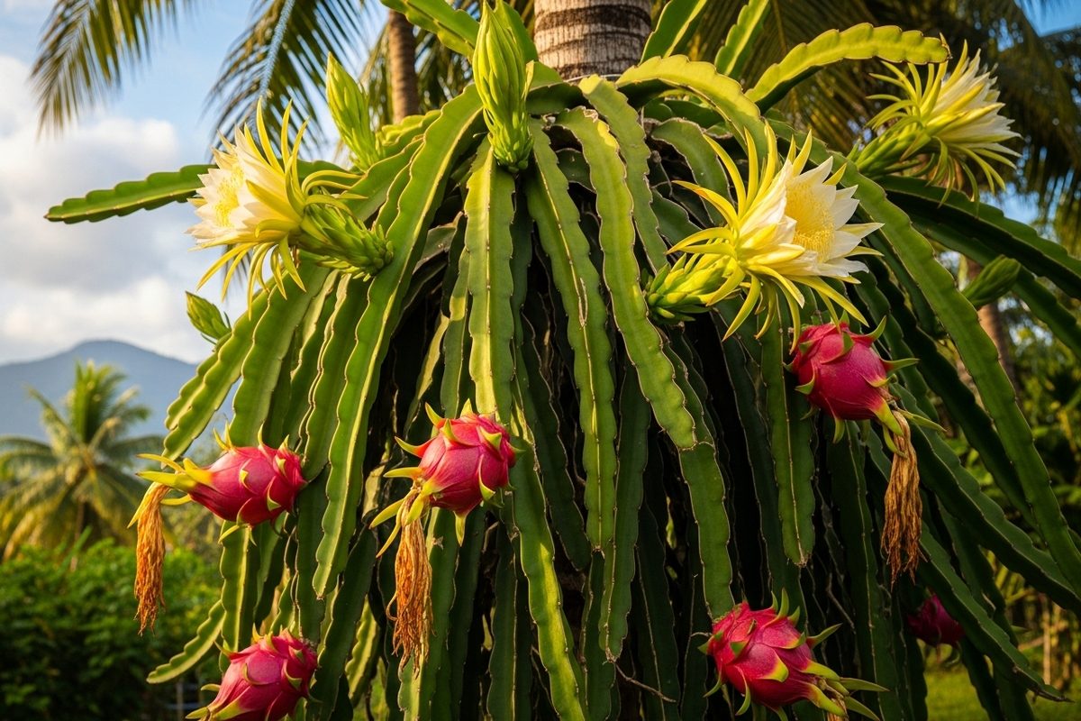 Dragon Gardening Tips : सर्दियों में घर पर गमले में ड्रैगन फ्रूट उगाने के लिए फॉलो करें ये ट्रिक्स फल के वजन से झुक जाएगा पौधा!