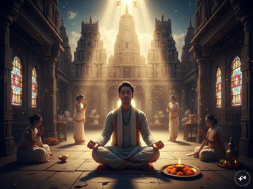 sapne me mandir dekhna