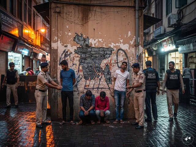 पुलिस की इलाके की घेराबंदी, एक-एक कर 5 हुए अरेस्‍ट, मिला बांग्‍लादेशी कनेक्‍शन