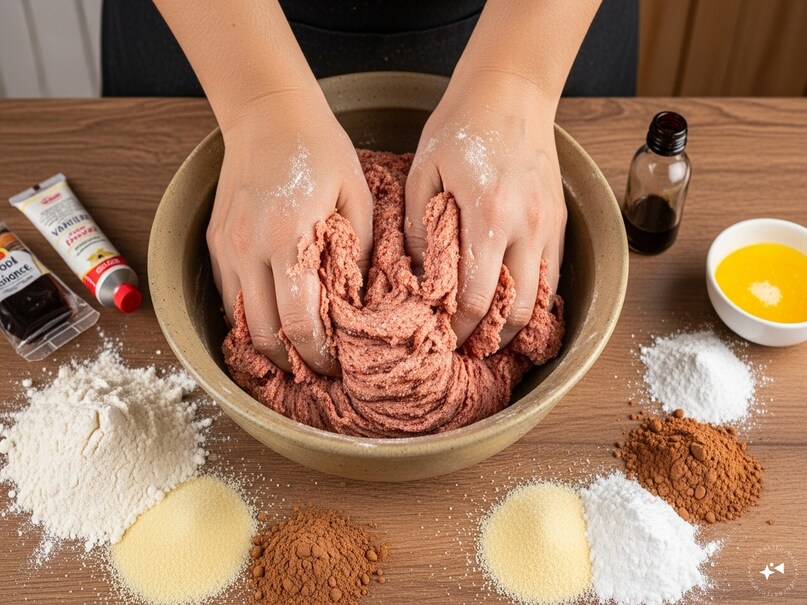 Red velvet biscuit recipe