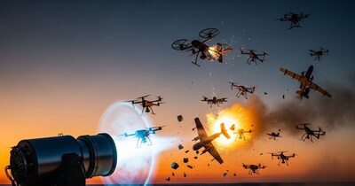 चीन का ये सिस्टम आसमान में तबाह कर देगा ड्रोन के झुंड. (AI Generated)