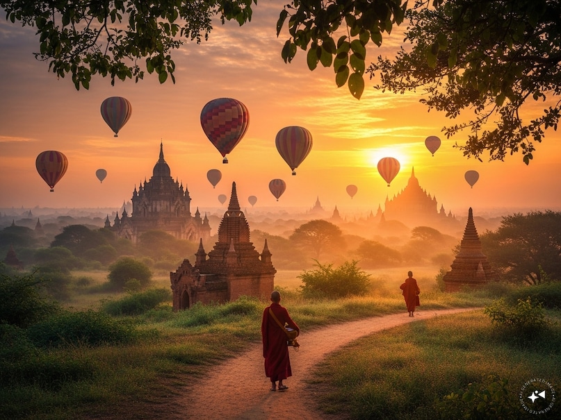 म्यांमार काफी हद तक मास टूरिज्म से अछूता लगता है। बागान में हज़ारों मंदिर, पारंपरिक और गहरी जड़ें जमाई हुई बौद्ध संस्कृति आपको पुराने समय में ले जाती है. म्यांमार (यांगून या बागान जैसी जगहें) ट्रैवलर-फ्रेंडली कल्चर और किफायती खाने और होटल के ऑप्शन देता है.