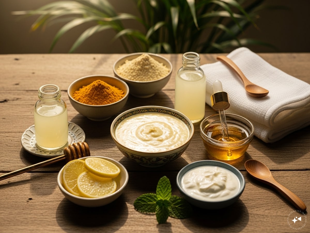 Homemade bleach for face