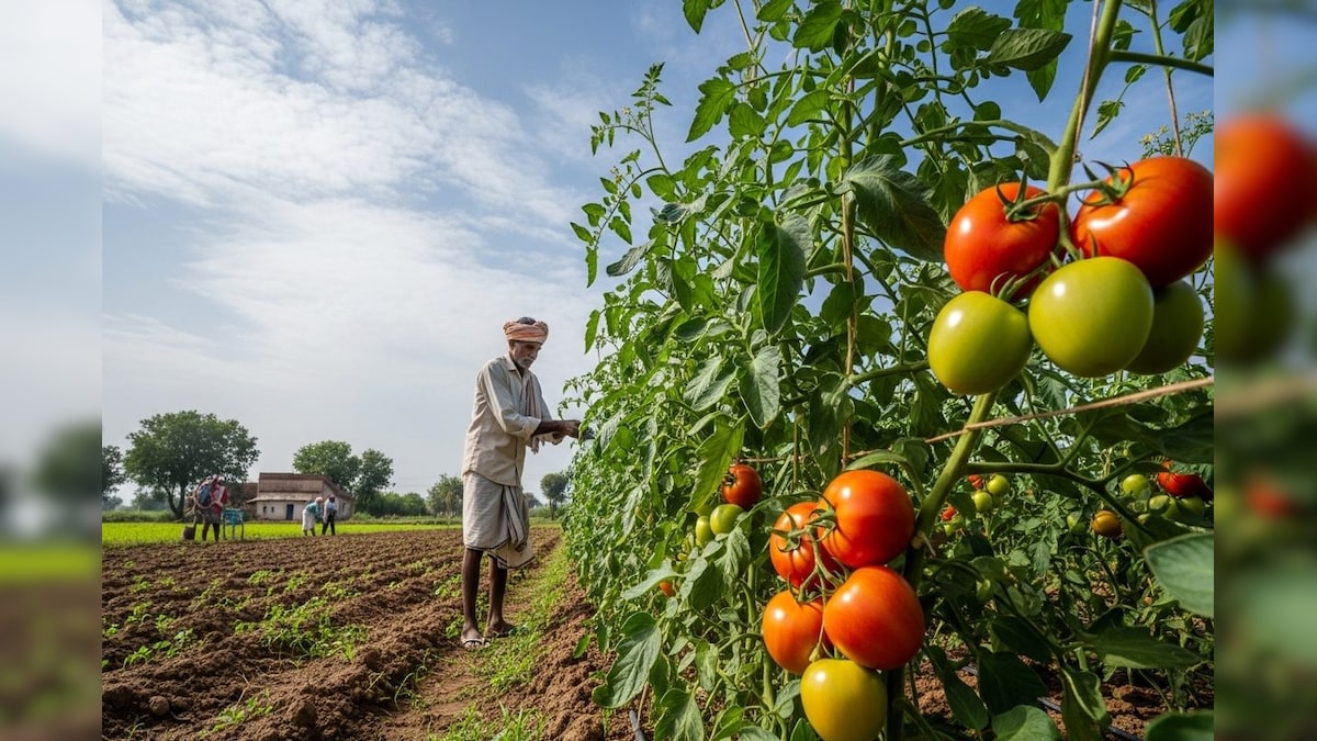 कम लागत, ज्यादा पैदावार! टमाटर की खेती से किसान की चमकी किस्मत, एक फसल में लाखों का मुनाफा