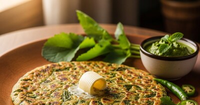 सरसों साग चीला रेसिपी