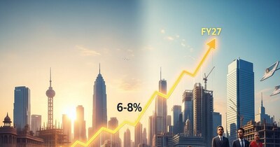 Goldman Sachs Predicts Robust 6.8% India GDP Growth by FY27 Amid Global Slowdown