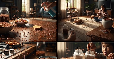 घर में लाल चीटियों का हो गया है आतंक