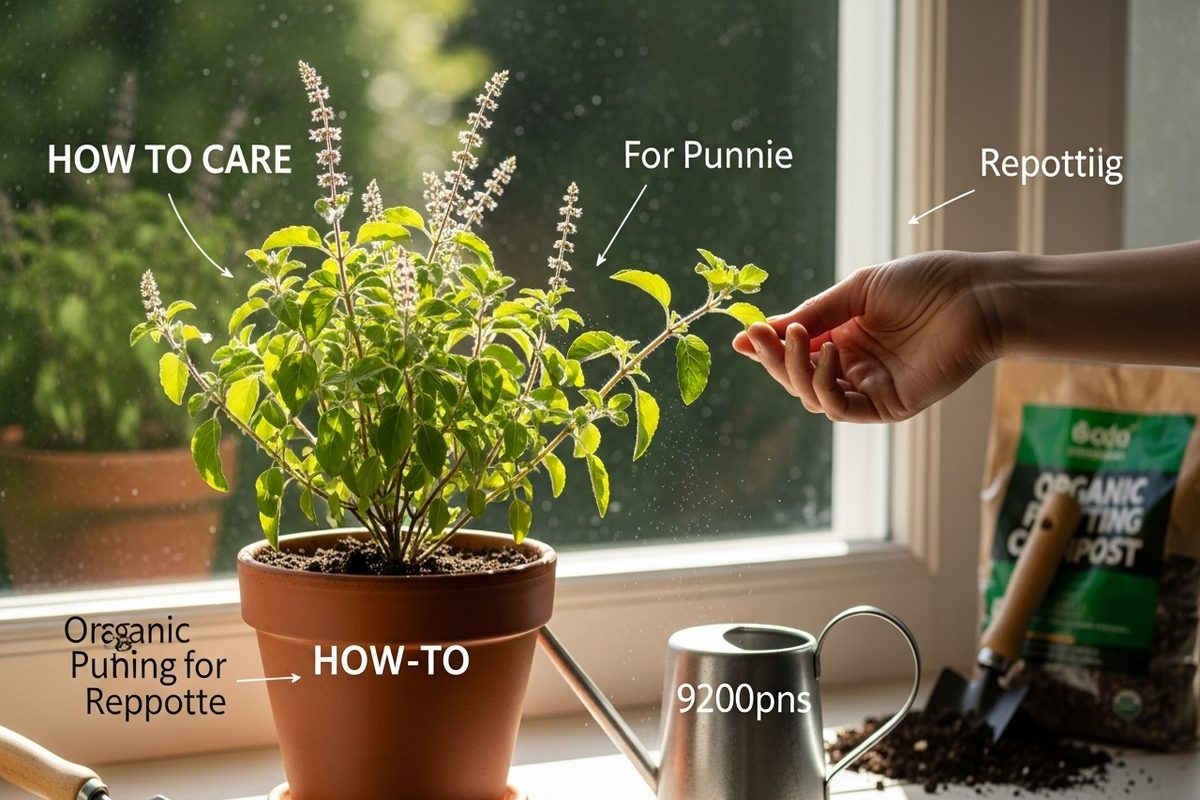 Tulsi Gardening Tips : सर्दियों में नहीं सूखेगा तुलसी का पौधा बस फॉलो करें ये टिप्स हमेशा हरा-भरा रहेगा पौधा!