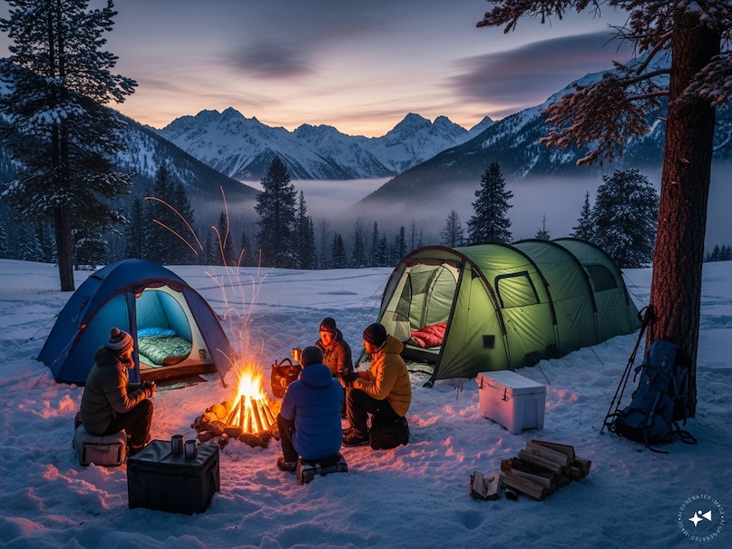 Winter camping tips