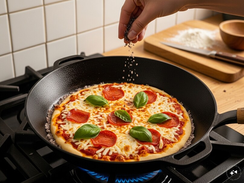 Pizza without oven