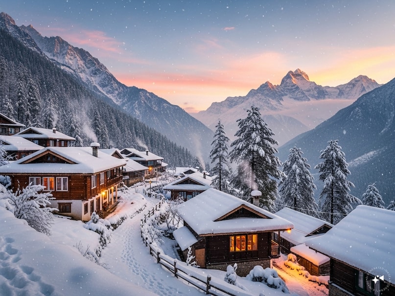 Snowfall places in India