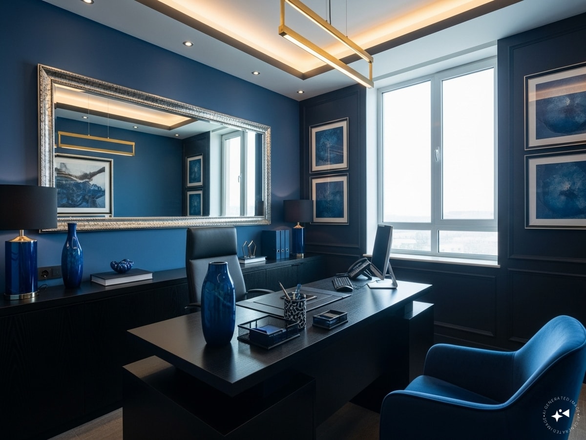 Vastu for black and blue color