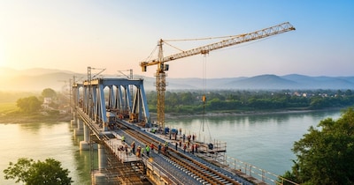 सीतामढ़ी-शिवहर-मोतिहारी रेलखंड पर बागमती नदी के हाई लेवल पुल का निर्माण शुरू, शिवहर पहली बार रेल मानचित्र पर शामिल होगा. (AI जेनरेटेड तस्वीर)