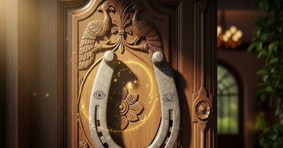 मुख्य द्वार पर क्यों लगाते हैं घोड़े की नाल?