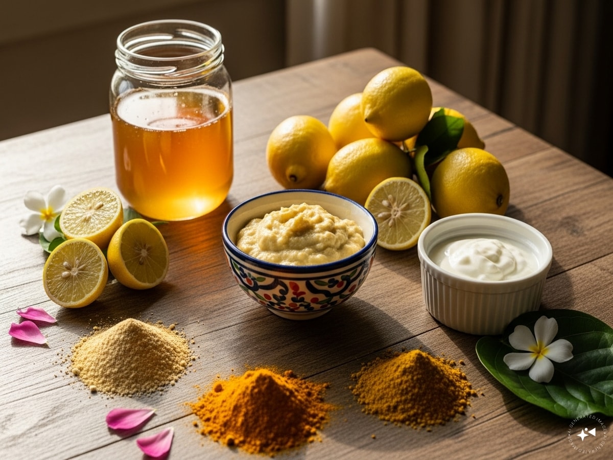 Homemade bleach for face