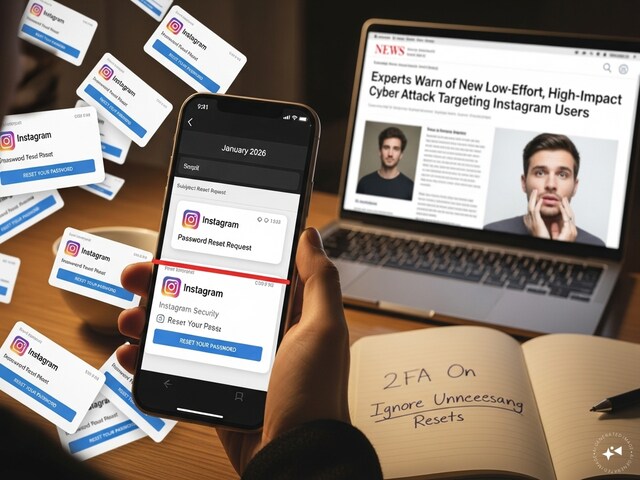 असली ईमेल से फंसाने की चाल, क्या है Instagram पासवर्ड रीसेट साइबर अटैक