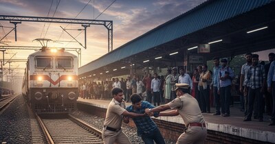 खतरनाक काम के लिए रेलवे अधिनियम की  मामला दर्ज किया गया .