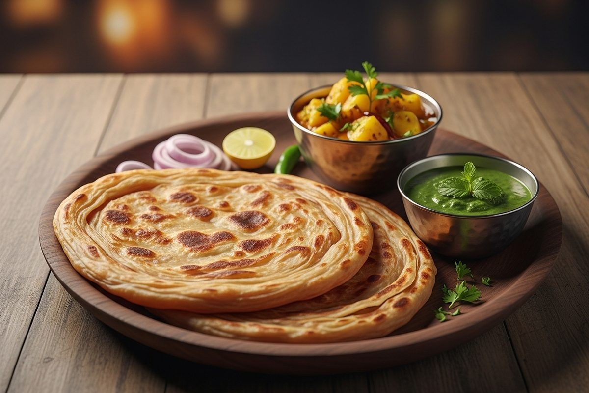 FOOD: मुरादाबाद का फेमस लच्छा पराठा 120 रुपये की थाली में लाजवाब स्वाद उंगलियां चाटते रह जाएं