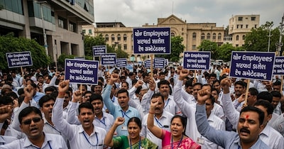 Bank Employees Strike for 5-Day Work Week: Services Stalled Nationwide, Ahmedabad Rallies