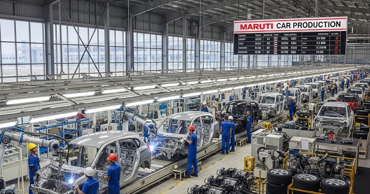 Maruti made record breaking cars in 2025, production crossed 22.55 lakh units