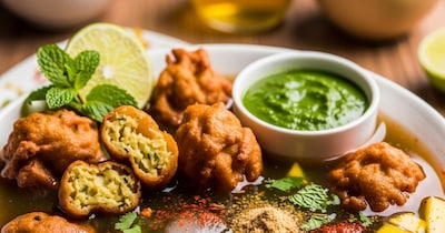 इमली और आम के पानी के पकोड़े