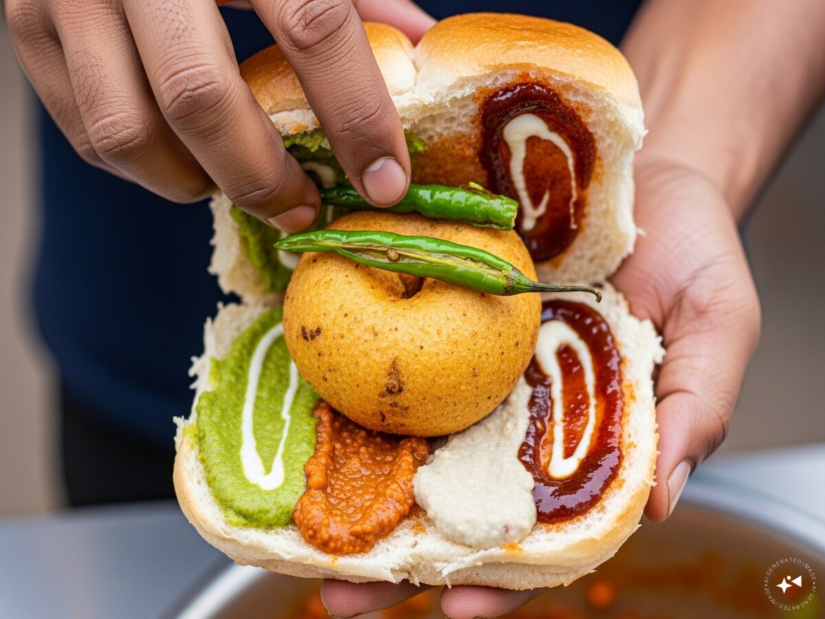 Maharashtrian Masala Vada Pav Maharashtrian Masala Vada Pav