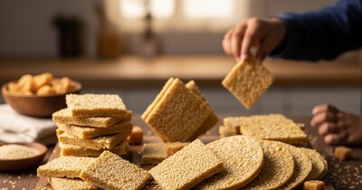 गुड़ तिल पापड़ी रेसिपी