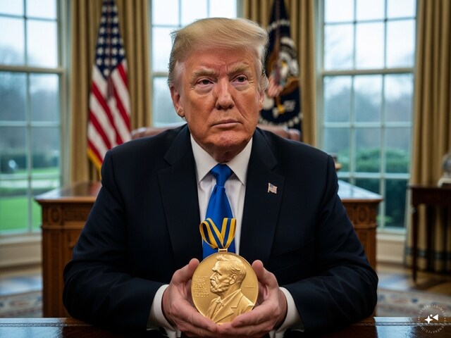 Venezuelan leader Maria handed over her Nobel to Trump, left it at the White House