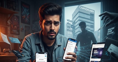 Mule Account Cybercrime Ring Busted in Chandigarh; 9 Arrested, Mastermind Sought