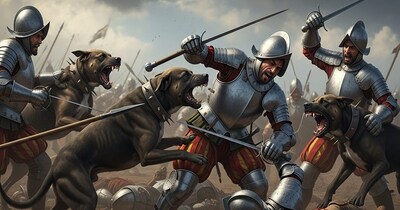 स्पेन साम्राज्य ने कुत्तों के जरिये जीती थीं कई लड़ाइयां. (AI Generated)