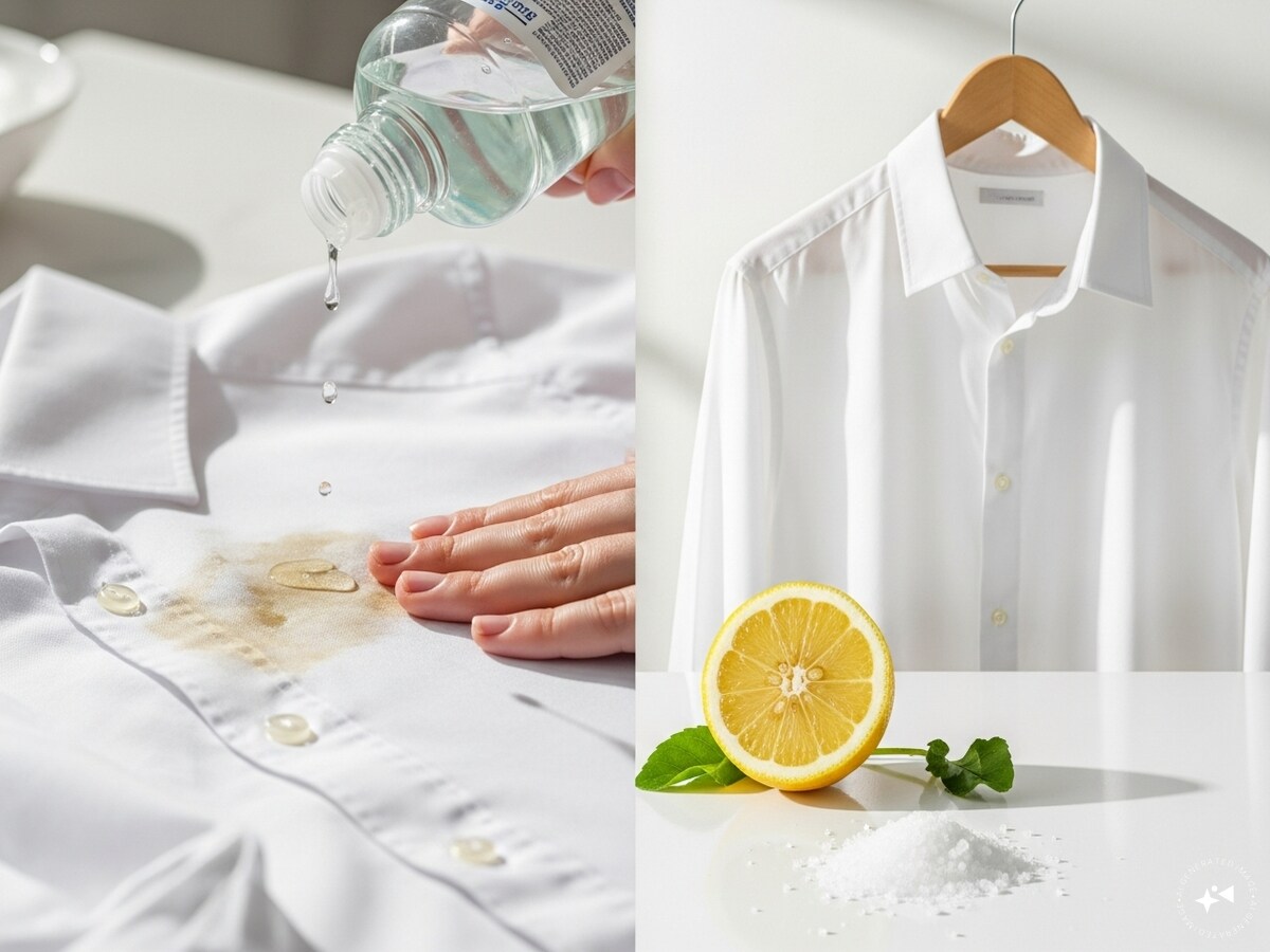 How to clean a white shirt