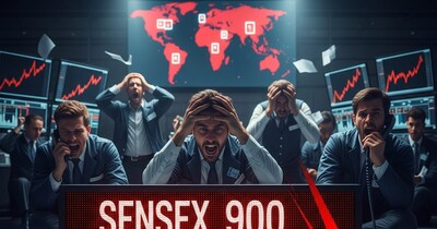 Stock Market Slides Second Day: Nifty Drops 200+ Points Amid Global Fears