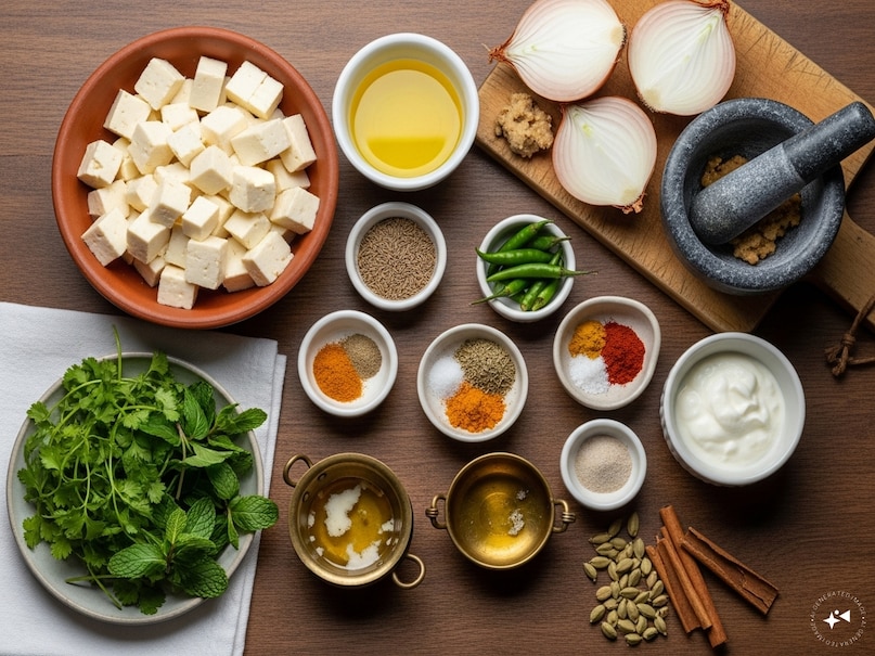 Hyderabadi Paneer Biryani Recipe