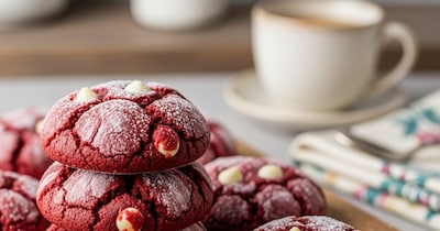 रेड वेलवेट कुकीज रेसिपी