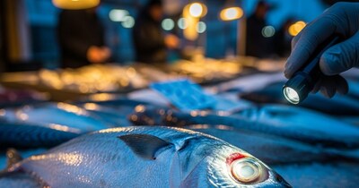 How to identify fish treated with formalin