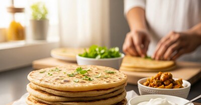 पानी वाले पराठे कैसे बनाएं?