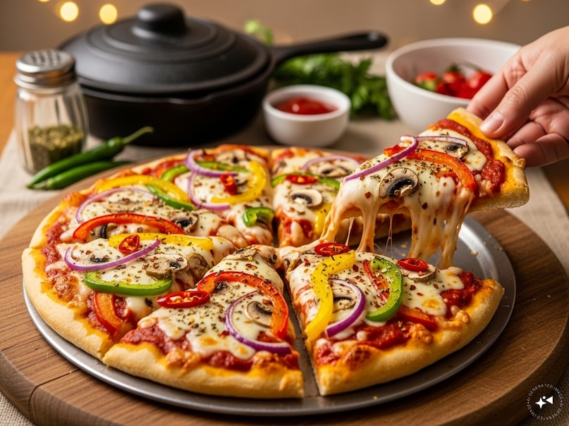 Pizza without oven