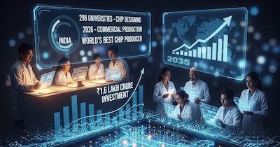 भारत 2035 तक वैश्विक सेमीकंडक्टर लीडर बनने को तैयार: केंद्रीय मंत्री