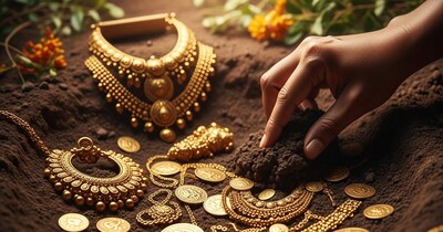 कर्नाटक में एक घर की नींव की खुदाई के दौरान मिला सोने का खजाना